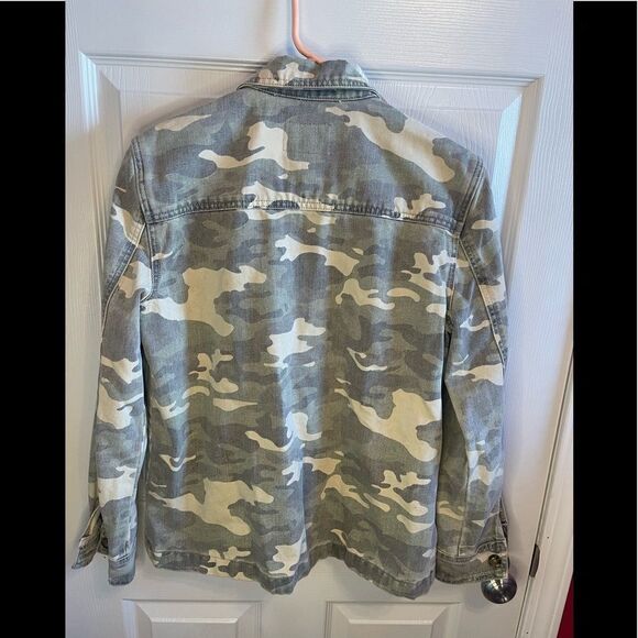 Velvet Heart Denim camo light jacket sz S - Picture 2 of 3